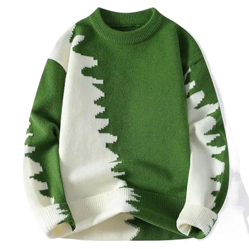 Knitted Sweaters Men's Warm Pullover Mens Casual Loose Male Jumpers