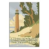Photo Gallery targa in metallo con lago michigan coast lighthouse targa in latta da viaggio vintage arte decorazione da parete cartello per casa cucina bar patio grotta divertente decorazione 30 x 43 cm Photo Gallery targa in metallo con lago michigan coast lighthouse targa in latta da viaggio vintage arte decorazione da parete cartello per casa cucina bar patio grotta divertente decorazione 30 x 43 cm