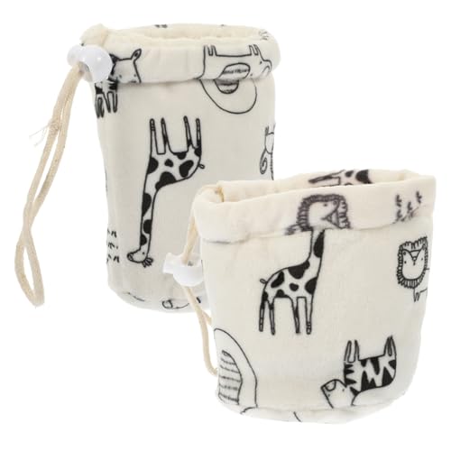 2pcs Portable Anti Drop Baby Bottle Case - Nursing Bottle Cover & Sleeve - Creative Decoration & Supply