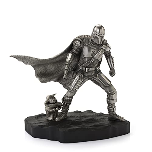 Royal Selangor Hand Finished Star Wars Collection Pewter Limited Edition Mandalorian Statue Figurine Gift #TOP1