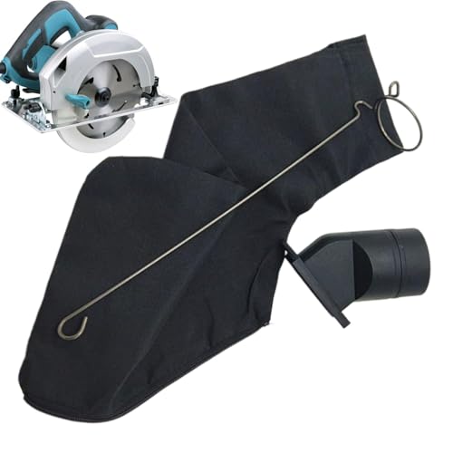 Bolsa para colector de polvo para sierra ingletadora, aspiradora y colector de polvo, bolsa transparente y transparente, bolsa de recogida de polvo, accesorios duraderos para sierra ingletadora para