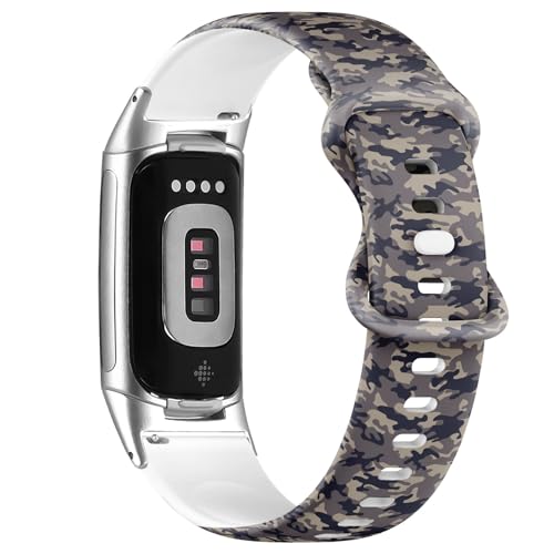 Fitbit Charge 5 / Fitbit Charge 6 �\�t�g�V���R�����v�o���h (���ʃ~���^���[) �\�t�g�X�|�[�c�X�g���b�v �u���X���b�g ���X�g�o���h ���f�B�[�X �����Y
