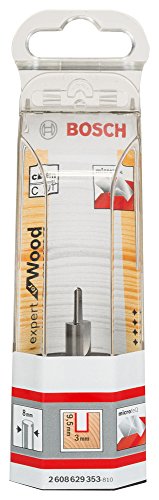 Bosch Accessories Professional Vollhartmetall-Nutfräser grau D1 3 mm Länge 9,5 mm G 50.7 MM