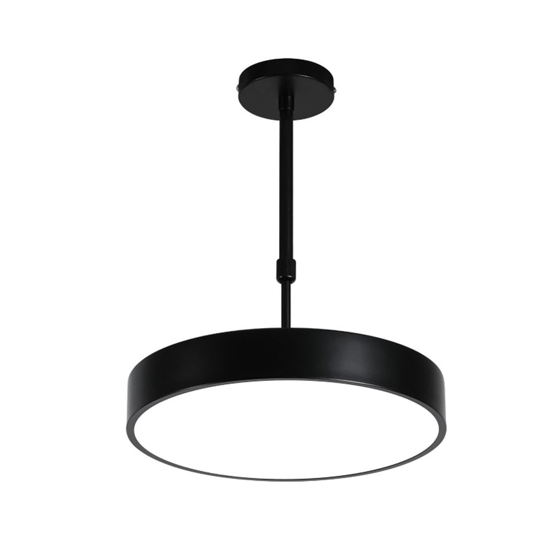 Lustre anneau LED 48W moderne pour un éclairage puissant 6000K