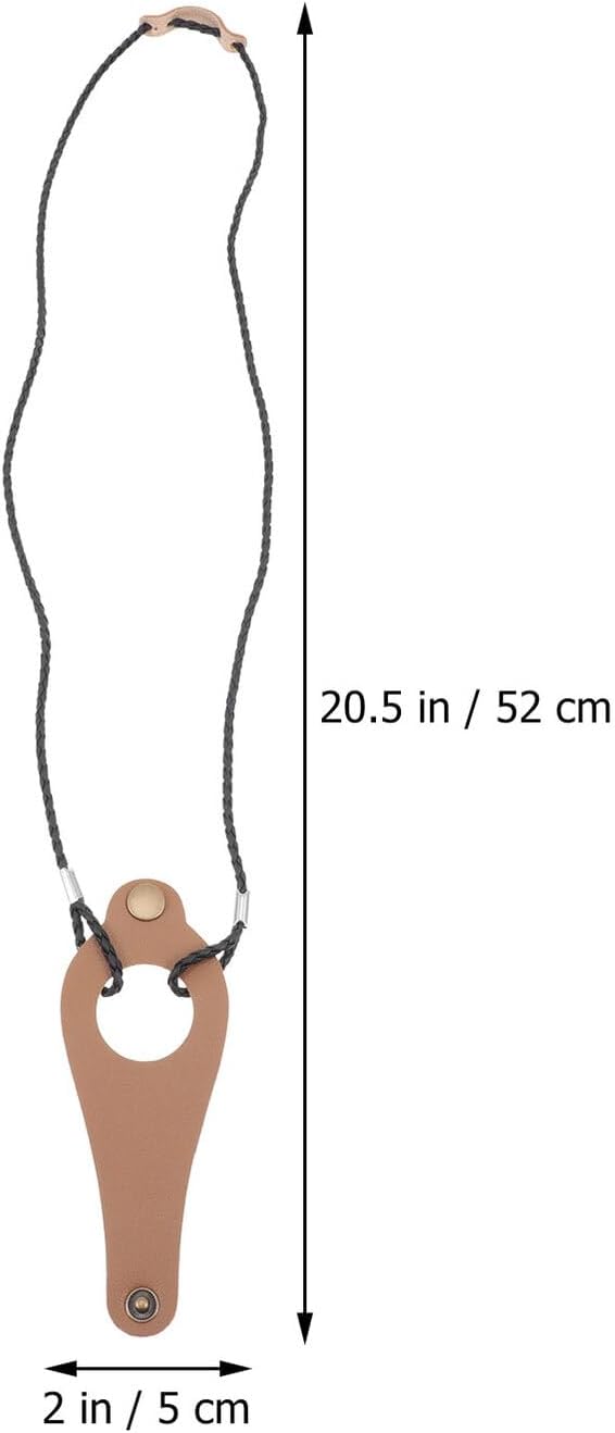 Alipis Anti-slip Eyeglasses Strap 2pcs Pu Retro Style Hanging Chain Outdoor Sports Glasses Holder Non-slip Portable Sunglasses Lanyard for Men and Women