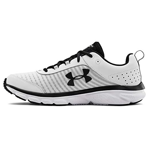Under Armour mens Charged Assert 8 Running Shoe, White (102 White, 10 US