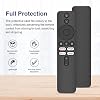 Funda Protectora de Silicona para Control Remoto de TV, Compatible con Xiaomi Mi TV Box S (2.ª Gen), Cubierta Antigolpes y Antideslizante con Cordón (Negro) 4