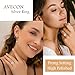 AVECON 3CT Elongated Cushion Cut Engagement Ring Set for Women, Wedding Promise Cubic Zirconia Band, White Gold Plated Stackable Adjustable Bridal Half Eternity Open Rings, Size 7