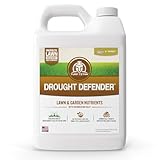 Turf Titan Drought Defender - Liquid Lawn Fertilizer Concentrate - Kelp Fertilizer for All Grass Types and Vegetables - Liquid Fertilizer for Lawns During Summer - 1 Gallon