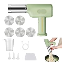 Automatische Handheld Noodle Maker,Elektrische Nudelmaschine 2600 mAh mit 5 verschiedene Nudelmodi,Nudelbereiter für selbstgemachte Nudeln/Spaghetti/Makkaroni