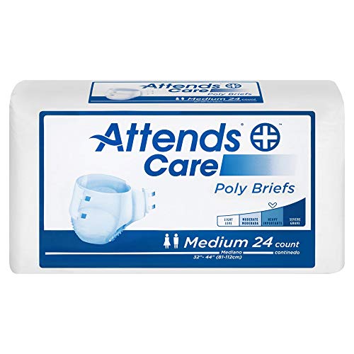 Attends BR20 Poly Briefs, Medium (Pack of 96)