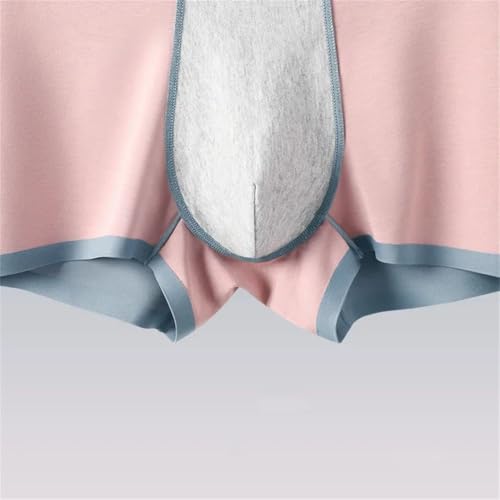 Men’S 100 Percent Cotton Seamless Boxer Briefs Breathable Underwear 3-Pack For Summer Comfort4