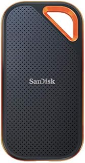 SanDisk 1TB Extreme PRO Portable SSD - Up to 2000MB/s - USB-C, USB 3.2 Gen 2x2 - External Solid State Drive - SDSSDE81-1T00-G25,Black