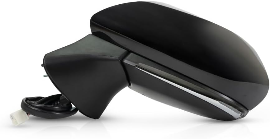 For Toyota Camry Door Mirror 2018 2019 2020 2021 Driver Side | Power | Heated | w/Signal Light | w/Blind Spot Detection | Paint To Match | Replacement For TO1320368 | 87940-06840