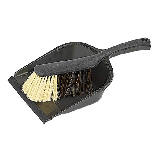 Recogedor coronit de 34 x 21 plástico gris