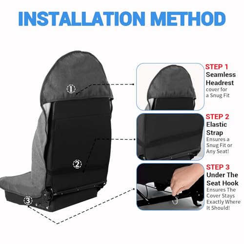 Funda de asiento de toalla para Cupra Ateca 2020-2026 protector coche antisudor gris 8