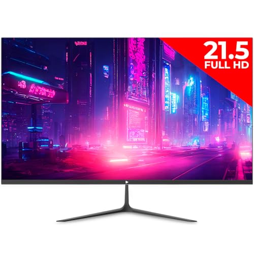 Monitor Gamer 21.5 Polegadas Full HD 75hzTela de Led Entrada Hdmi e VGA Bordas Finas