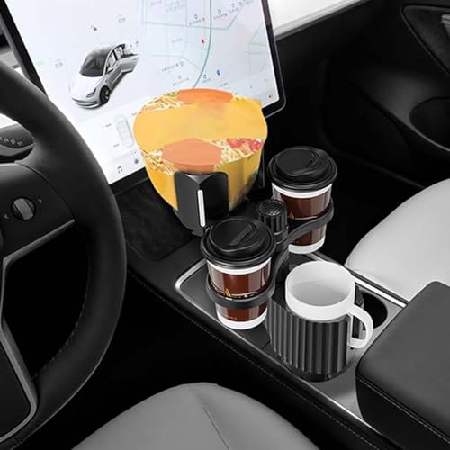Porte-bouteille de voiture universel : extenseur réglable et insert de support de verre 4 en 1 - 3