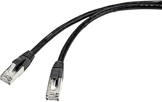 Renkforce RF-4538208 RJ45 - Cable de red (60,00 m, CAT 6a S/FTP, 60,00 m), color negro adecuado para uso en exteriores 1