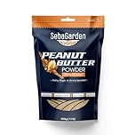 Seba Garden Pure Peanut Butter Powder, 500g Defatted, 87% Less Fat,Healthy, Plant Based,Vegan Protein, Non-GMO, Certified Gluten Free and Vegan, Keto Friendly