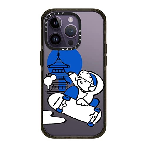 CASETiFY CpNg iPhone 14 Pro P[X [MILKi (4x MIL-STD-810G)/2.5m̗NA] - SKATER JOHN - JAPAN - ObV[ ubN