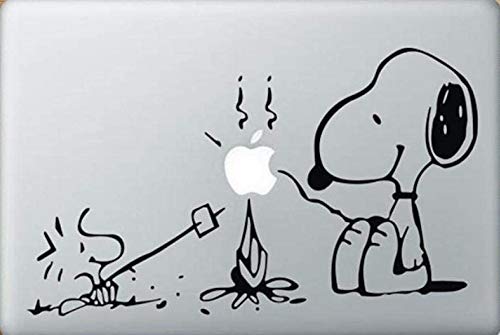 Delzam puppy Barbecue Decal Sticker Laptop Computer Decorative Vinyl Stickers Fits 13 and 15 Inch