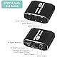 Ziiphon Toslink SPDIF-Switch, 3-in-1-Ausgang, 3 x 1 digitaler optischer Audio-Splitterschalter, mit IR-Steuerung DTS AC3