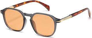 Fadaro Kahverengi Leopar Detaylı Oval Kemik Unisex