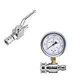 RIDGE WASHER High Pressure Ball Valve Kit for Power Washer Hose, Pressure Washer Gauge