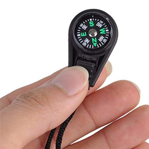 100 Pack Mini Portable Univesal Compass Keychain Travel Hiker Survival Emergency Life Military