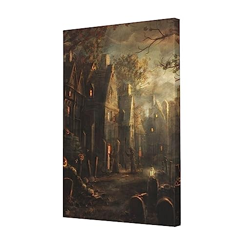 Toile d'horreur Halloween pour transformer un salon terne
