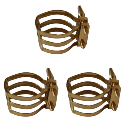 Pince d'embouchure de saxophone alto et anche, lot de 3 fixations pour ligature