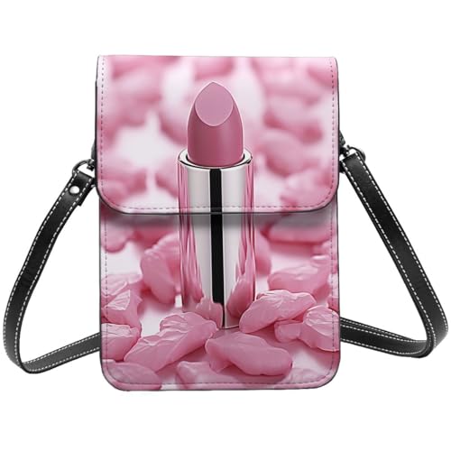 Sac à bandoulière en cuir femme pour ranger téléphone et cartes