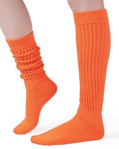 Image of HONGTEYA Slouchy Socks Women Knee High Soft Cozy for Boot