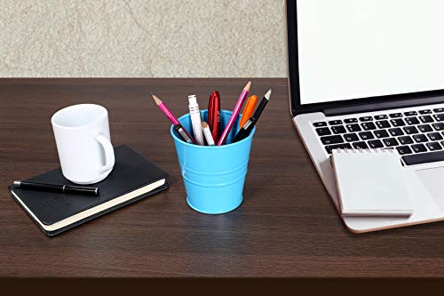 Hanging Flower Pots With Detachable Hook, Balcony Planters Metal Bucket For Railing, Fence, Window, Garden (Multicolor) 8 Pcs Flower Pots, Wall Hanging Planter Indoor/Outdoor - 4 Inches. #TOP4