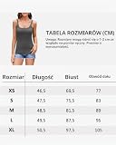 Spaghetti Top damski seksowny podkoszulek bez rękawów prążkowany tank top basic jednokolorowa letnia bluzka
