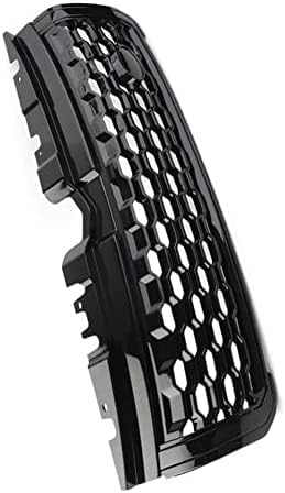 Car Front Kidney Grille Bumper Grill Replacement for L-and R-Over for Range Rover for Evoque 2010 2011 2012 2013 2014 2015 2016 2017 2018 Kidney Grilles Grill,Black