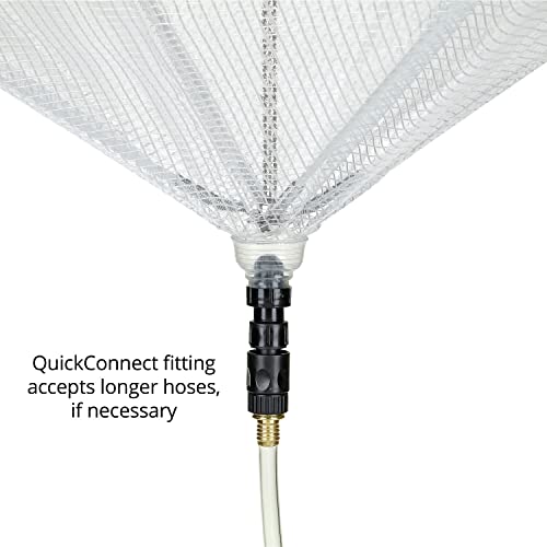 Image of PIG Roof Leak Diverter Tarp Kit - Umbrella-Style Leak Diverter - 30 inch x 30 inch - Clear - TLS461-CL