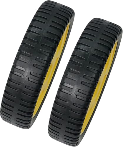 GOIPKO 2pcs Push Mower Wheel Replacement for Oregon 72-115 AM115138 GY20630 for John Deere 14PB 14SB 14SE 14PT 14ST JA65 JX75 JE75 - Thumbnail 5