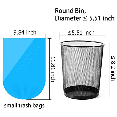 Yssai 0.5 Gallon Trash Bags 180 Counts Small Trash Bags Car Garbage Bag Pet Garbage Bag Wastebasket Bin Liners For Home Office Kitchen Small Sized Waste Bin 6 Colors #TOP3