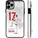 大谷翔平 iPhone 11Pro Max ケース スマホケース puレザー 財布型手帳型携帯電話ケース,軽量 薄型 ワイヤレス充電対応 カードポケット スタンド機能 ストラップ付き ハンドメイド 横開きサイドマグネットバックル 全面保護カバー 耐衝撃