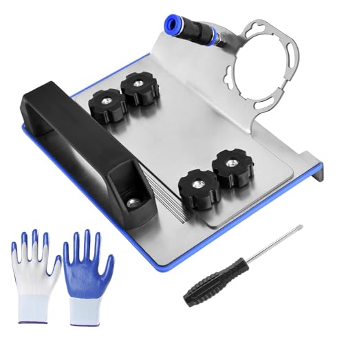 45 Degree Cutting Tool - Tile Chamfering Tool, Angle Grinder Stand for 45 Degree Tile Chamfering, Compatible with 100 Type Angle Grinders, Precise Angle Grinder Cutting Tool for Tiles, Stone, and Wood