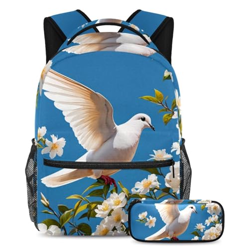 Sac d'école pour garçons filles ados avec pochette multicolore