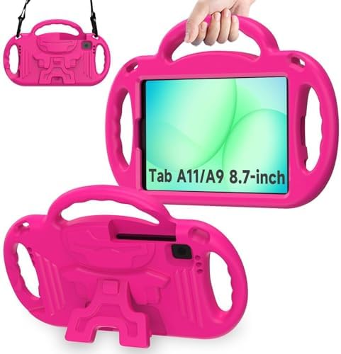 AVAWO Samsung Galaxy Tab A7 lite Case Kids with Shoulder Strap