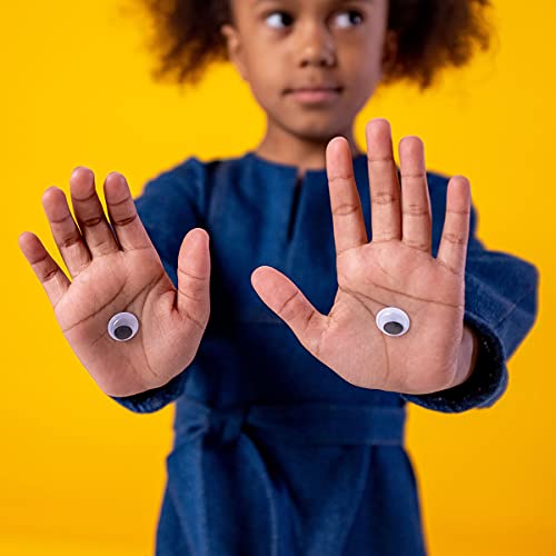 420pcs Googly Wiggle Eyes Self-Adhesive, Wobbly Eyes for Craft Stickers Multi Colors and Sizes for DIY Craft Scrapbooking