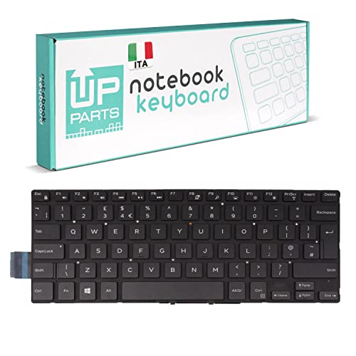 Clavier italien ordinateur portable Inspiron 13-5000 13-5368 13-5370 rétroéclairé noir