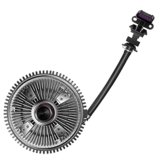 SCITOO Fan Clutch Electric Cooling Fan Parts Compatible with 2002-2009 for Buick Rainier Trailblazer for GMC Envoy Isuzu Ascender Oldsmobile Bravada Saab 9-7x
