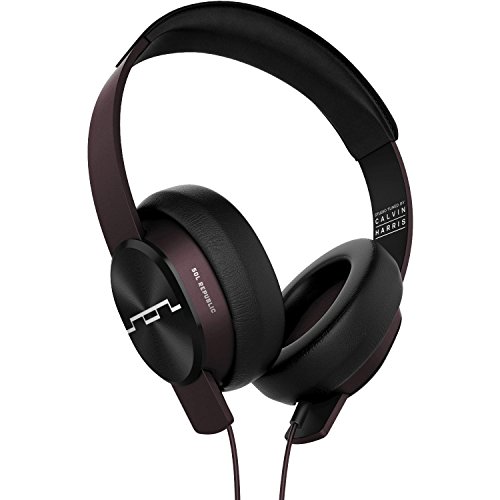 SOL REPUBLIC Master Tracks XC Over-Ear Headphones, Studio Tuned by Calvin Harris, Virtually Indestructible, 6-foot long Coiled Pro Cable, Detachable 14