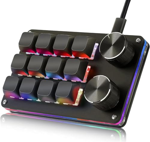 Koolertron ����f�o�C�X �v���O�����\ �m�u�t�� ���J�j�J���Q�[�~���O�L�[�{�[�h �}�N���L�[�{�[�h �Ў�L�[�p�b�h �}�N���@�\ �L�� RGB�o�b�N���C�g�t�� �� 6�w���C���[ Windows&Mac�Ή� �z�b�g�X���b�v�\�L�[�{�[�h �I�t�B�X