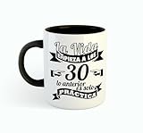 Taza para 30 cumpleaños - Regalo original 30 años - Regalos para hombres 30 años - Regalos para mujer 30 años - Taza desayuno regalo original (Español)
